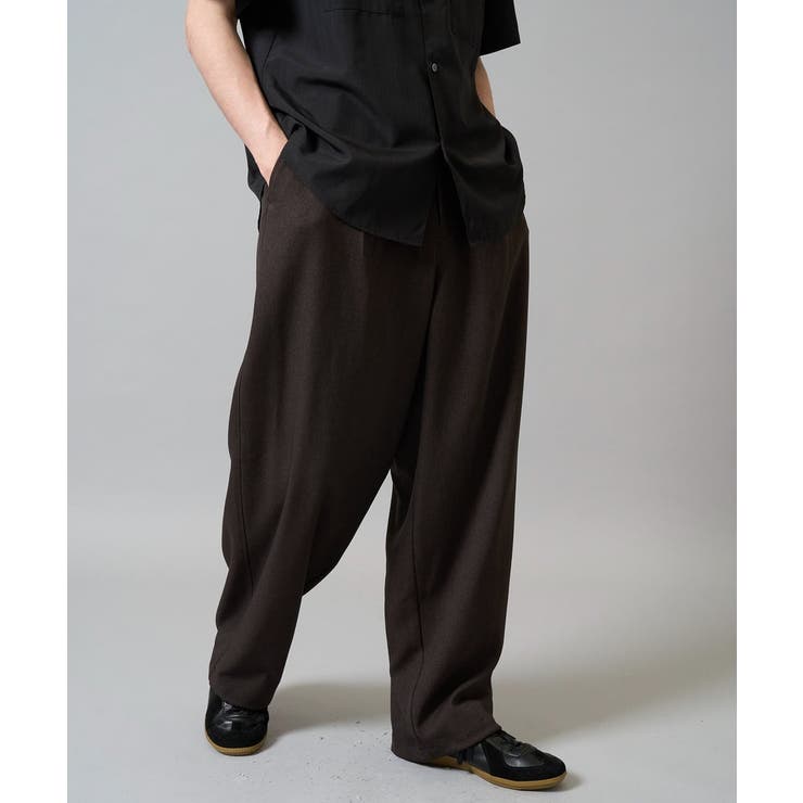 【イージーケア 毛玉になりにくい】オーバーパンツ LANATEC【洗濯機で洗える… | a.v.v【MEN】 | 詳細画像1 