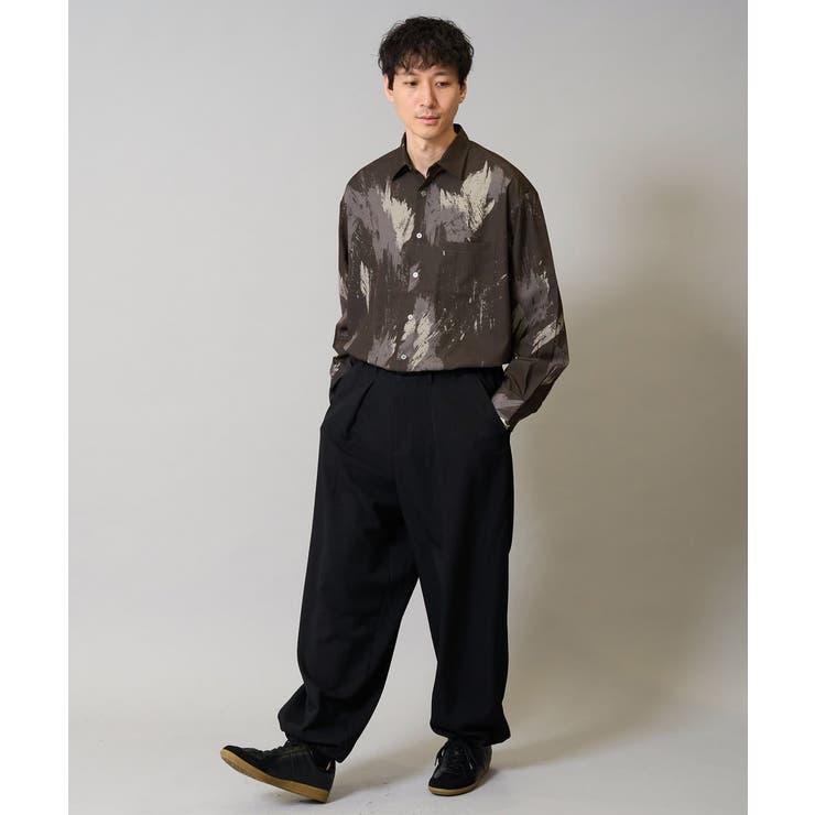 【イージーケア 毛玉になりにくい】オーバーパンツ LANATEC【洗濯機で洗える… | a.v.v【MEN】 | 詳細画像12 