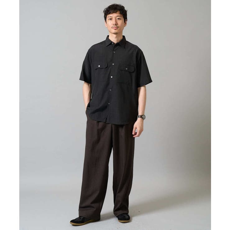 【イージーケア 毛玉になりにくい】オーバーパンツ LANATEC【洗濯機で洗える… | a.v.v【MEN】 | 詳細画像2 