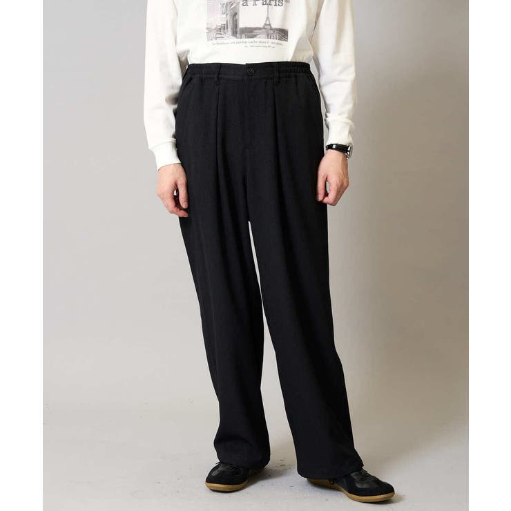 【イージーケア 毛玉になりにくい】オーバーパンツ LANATEC【洗濯機で洗える… | a.v.v【MEN】 | 詳細画像21 