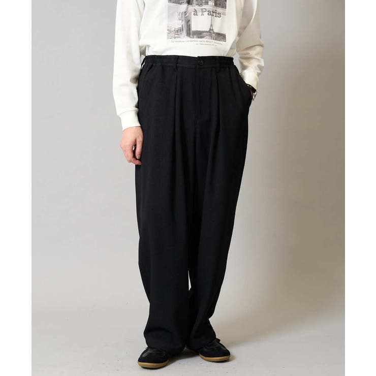 【イージーケア 毛玉になりにくい】オーバーパンツ LANATEC【洗濯機で洗える… | a.v.v【MEN】 | 詳細画像22 