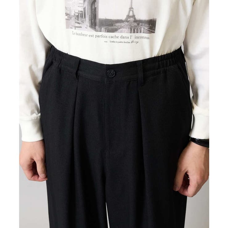 【イージーケア 毛玉になりにくい】オーバーパンツ LANATEC【洗濯機で洗える… | a.v.v【MEN】 | 詳細画像26 