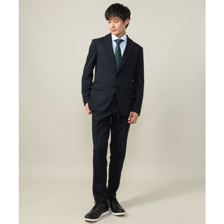 【洗濯機で洗える 通勤 セレモニー】ウーステッドストレッチイージースラックス(セ… | a.v.v【MEN】 | 詳細画像17 