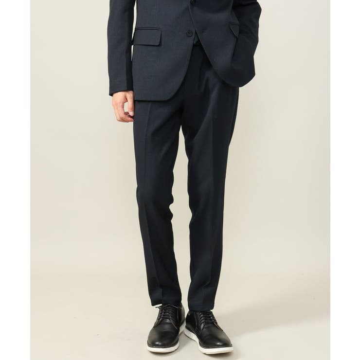 【洗濯機で洗える 通勤 セレモニー】ウーステッドストレッチイージースラックス(セ… | a.v.v【MEN】 | 詳細画像21 