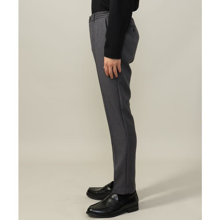 【洗濯機で洗える 通勤 セレモニー】ウーステッドストレッチイージースラックス(セ… | a.v.v【MEN】 | 詳細画像24 