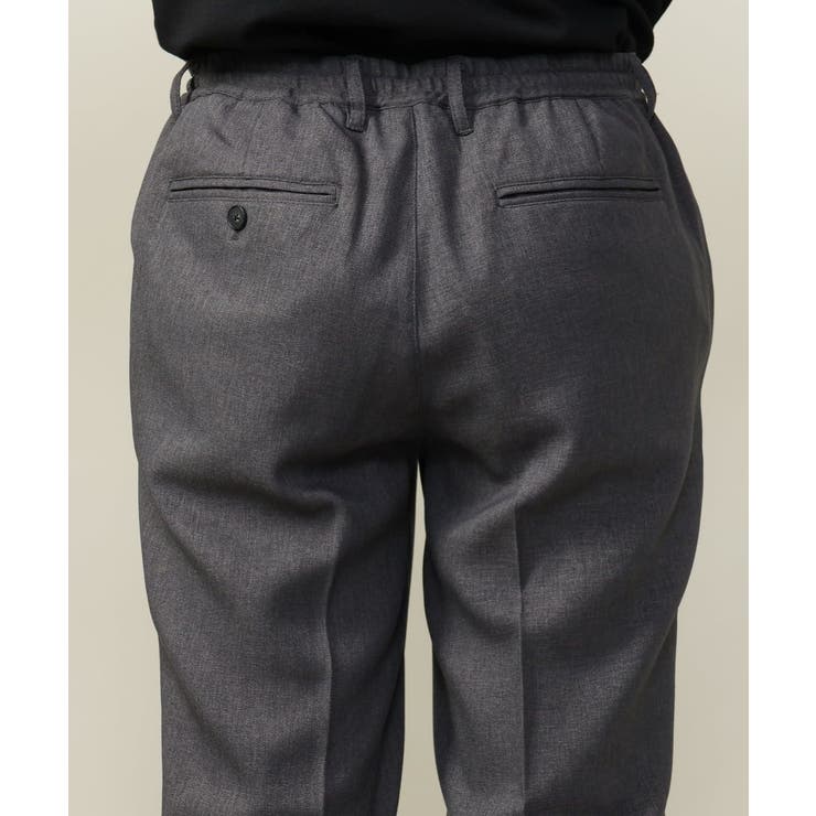 【洗濯機で洗える 通勤 セレモニー】ウーステッドストレッチイージースラックス(セ… | a.v.v【MEN】 | 詳細画像26 