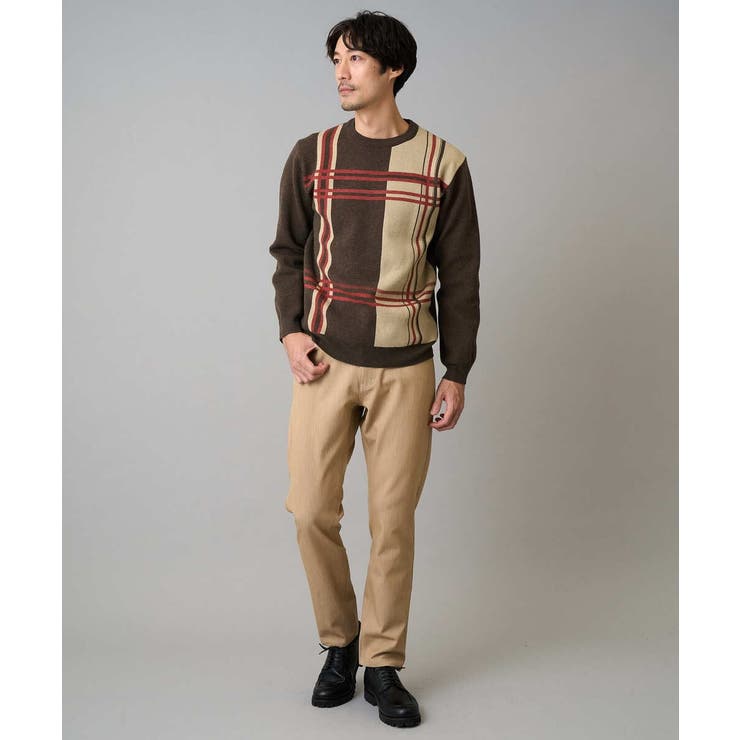 【イージーケア/洗濯機で洗える】ピケストレッチ5ポケットパンツ | a.v.v【MEN】 | 詳細画像3 