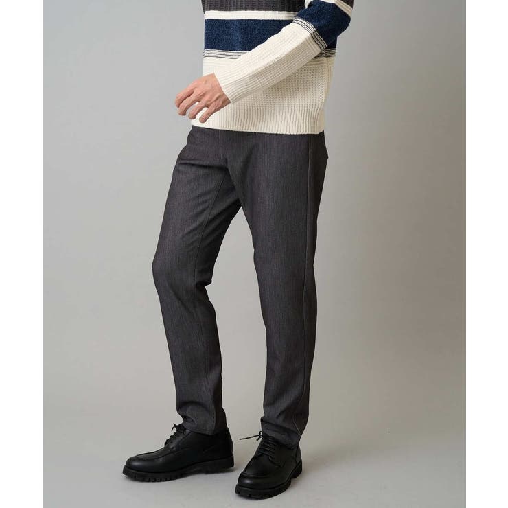 【イージーケア/洗濯機で洗える】ピケストレッチ5ポケットパンツ | a.v.v【MEN】 | 詳細画像31 