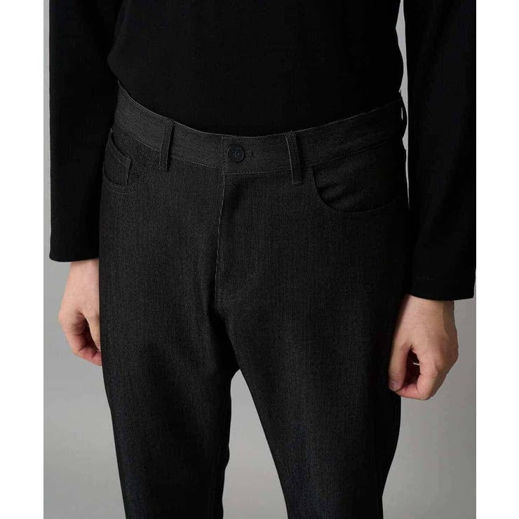 【イージーケア/洗濯機で洗える】ピケストレッチ5ポケットパンツ | a.v.v【MEN】 | 詳細画像39 