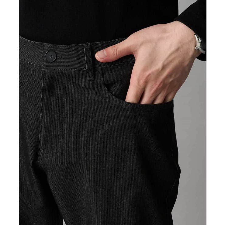 【イージーケア/洗濯機で洗える】ピケストレッチ5ポケットパンツ | a.v.v【MEN】 | 詳細画像40 