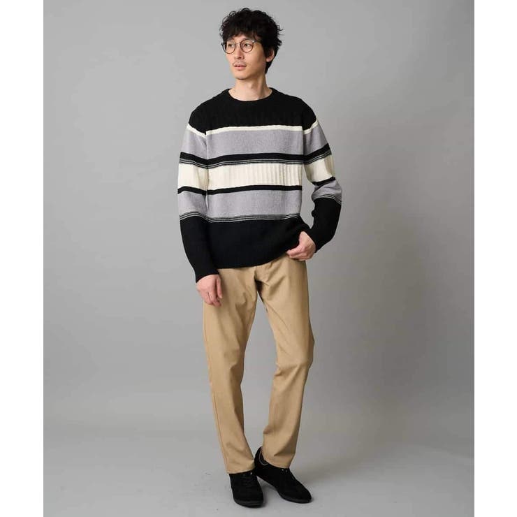 【イージーケア/洗濯機で洗える】ピケストレッチ5ポケットパンツ | a.v.v【MEN】 | 詳細画像7 