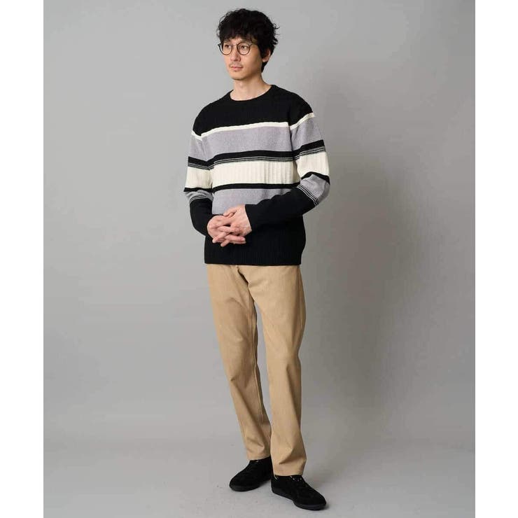 【イージーケア/洗濯機で洗える】ピケストレッチ5ポケットパンツ | a.v.v【MEN】 | 詳細画像8 