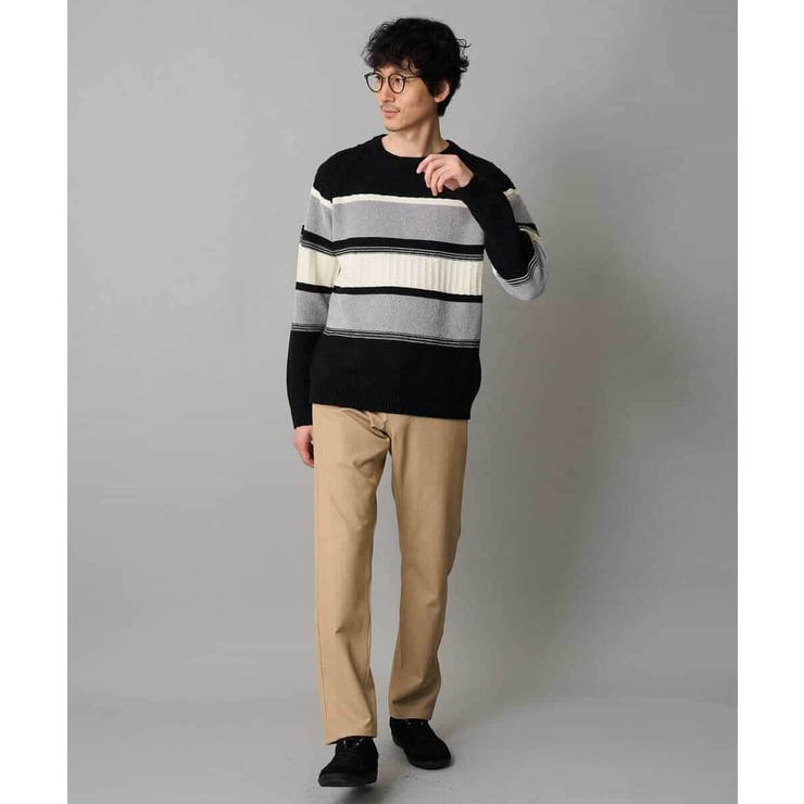 【イージーケア/洗濯機で洗える】ピケストレッチ5ポケットパンツ | a.v.v【MEN】 | 詳細画像9 