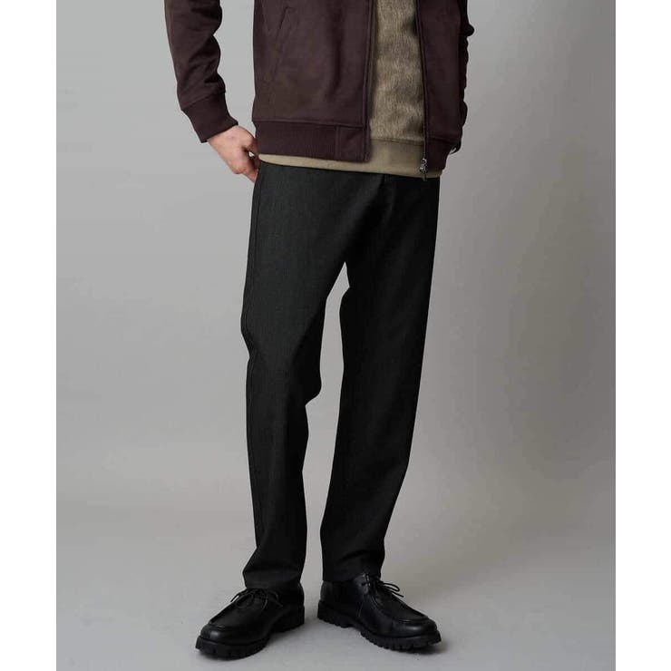 ダークグレー | 【イージーケア/洗濯機で洗える】ピケストレッチ5ポケットパンツ | a.v.v【MEN】