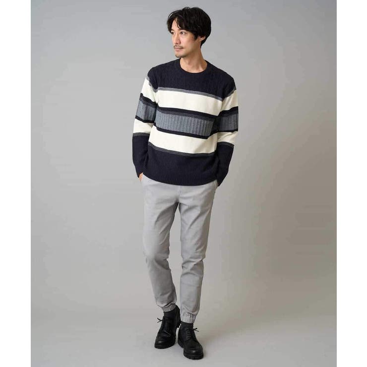 【イージーケア 毛玉になりにくい】スーパーストレッチジョガーパンツ【洗濯機で洗え… | a.v.v【MEN】 | 詳細画像11 