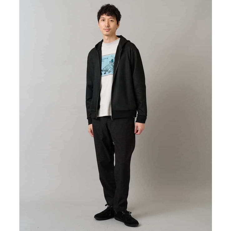 【イージーケア】デニムライクストレッチ裏起毛テーパードパンツ【洗濯機で洗える】〈… | a.v.v【MEN】 | 詳細画像11 