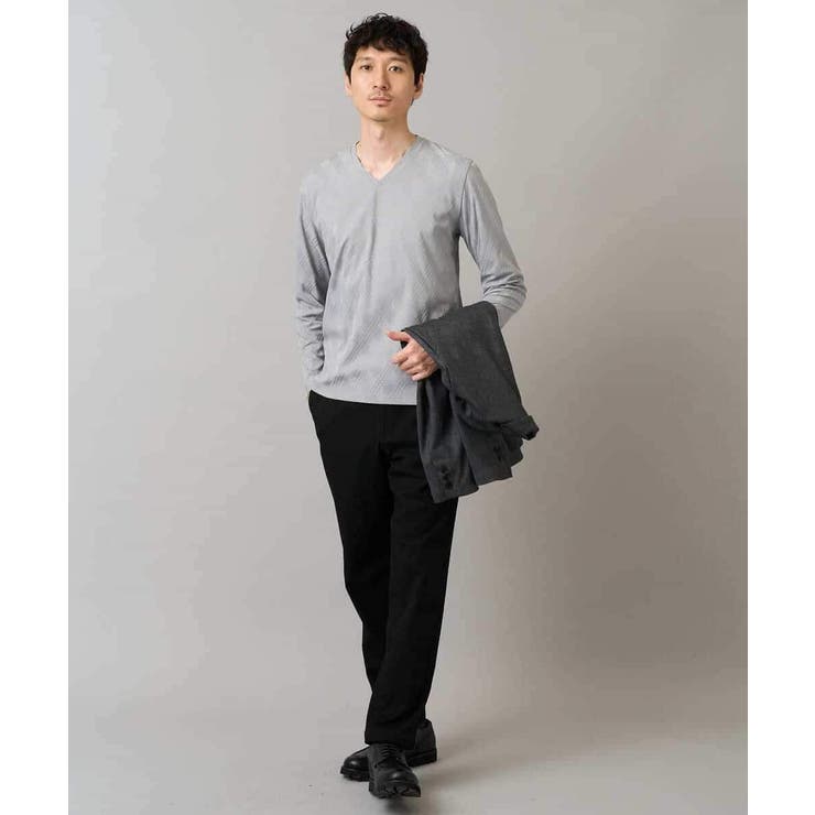 【イージーケア】デニムライクストレッチ裏起毛テーパードパンツ【洗濯機で洗える】〈… | a.v.v【MEN】 | 詳細画像29 