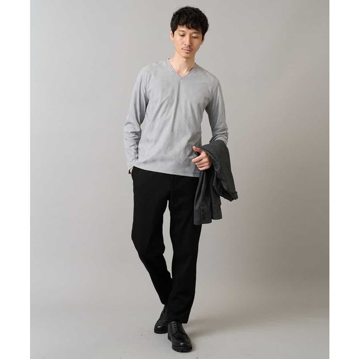 【イージーケア】デニムライクストレッチ裏起毛テーパードパンツ【洗濯機で洗える】〈… | a.v.v【MEN】 | 詳細画像30 