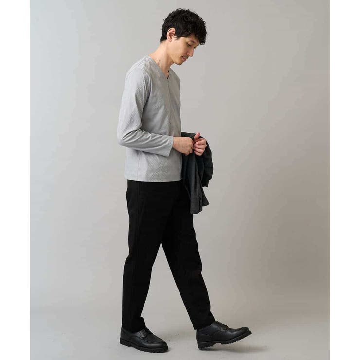 【イージーケア】デニムライクストレッチ裏起毛テーパードパンツ【洗濯機で洗える】〈… | a.v.v【MEN】 | 詳細画像31 