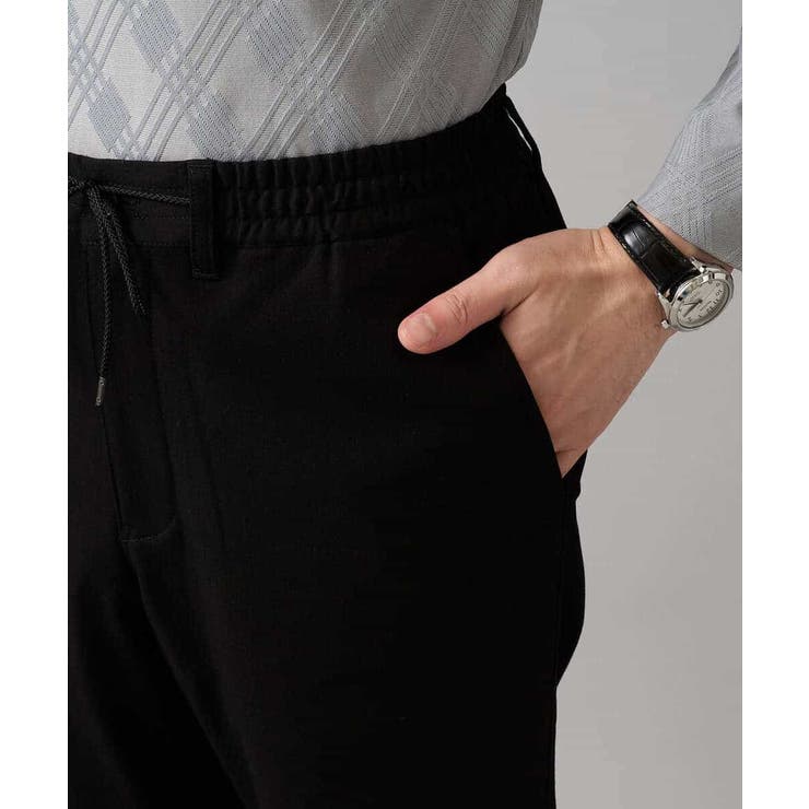 【イージーケア】デニムライクストレッチ裏起毛テーパードパンツ【洗濯機で洗える】〈… | a.v.v【MEN】 | 詳細画像41 