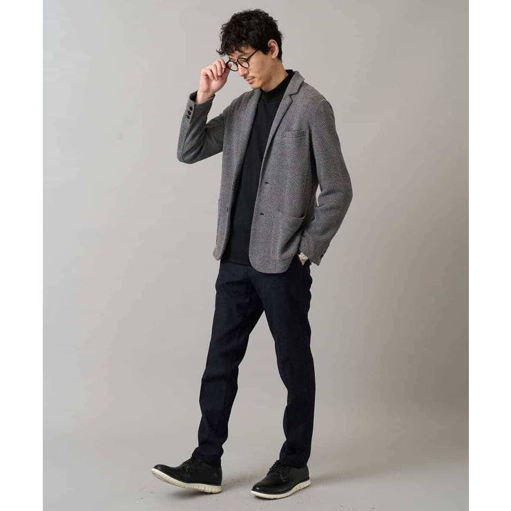 デニムライクストレッチ裏起毛スラックス【イージーケア 洗濯機で洗える】〈ON O… | a.v.v【MEN】 | 詳細画像18 