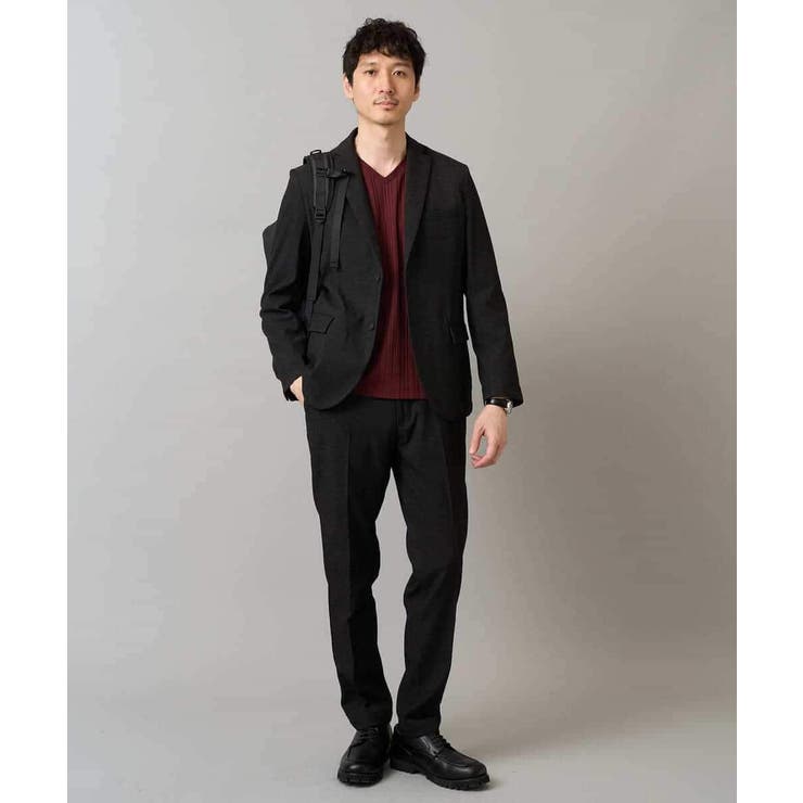 デニムライクストレッチ裏起毛スラックス【イージーケア 洗濯機で洗える】〈ON O… | a.v.v【MEN】 | 詳細画像47 