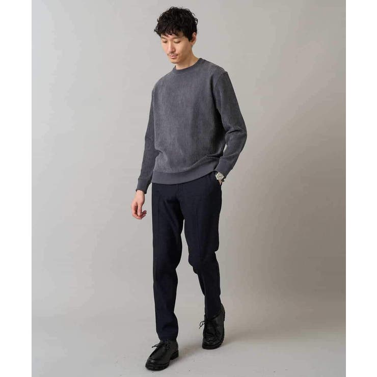 デニムライクストレッチ裏起毛スラックス【イージーケア 洗濯機で洗える】〈ON O… | a.v.v【MEN】 | 詳細画像5 