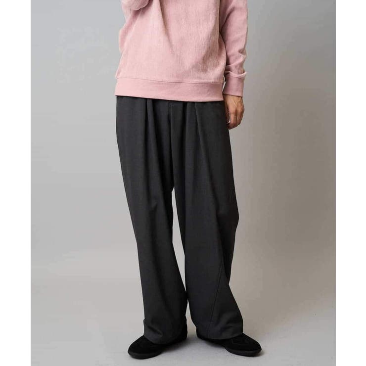 【毛玉になりにくい ストレッチ】ツイルストレッチ切替オーバーパンツ【洗濯機で洗え… | a.v.v【MEN】 | 詳細画像17 