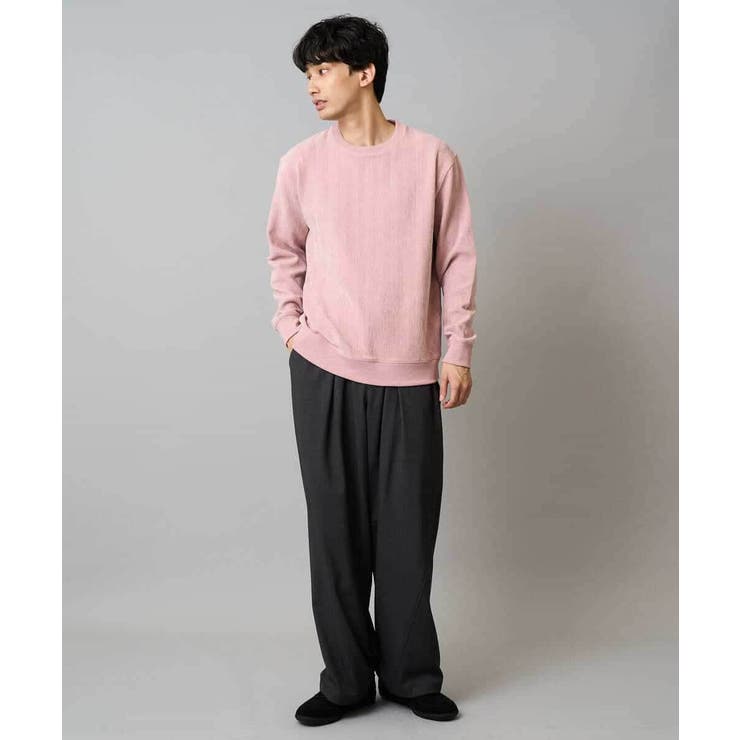 【毛玉になりにくい ストレッチ】ツイルストレッチ切替オーバーパンツ【洗濯機で洗え… | a.v.v【MEN】 | 詳細画像4 