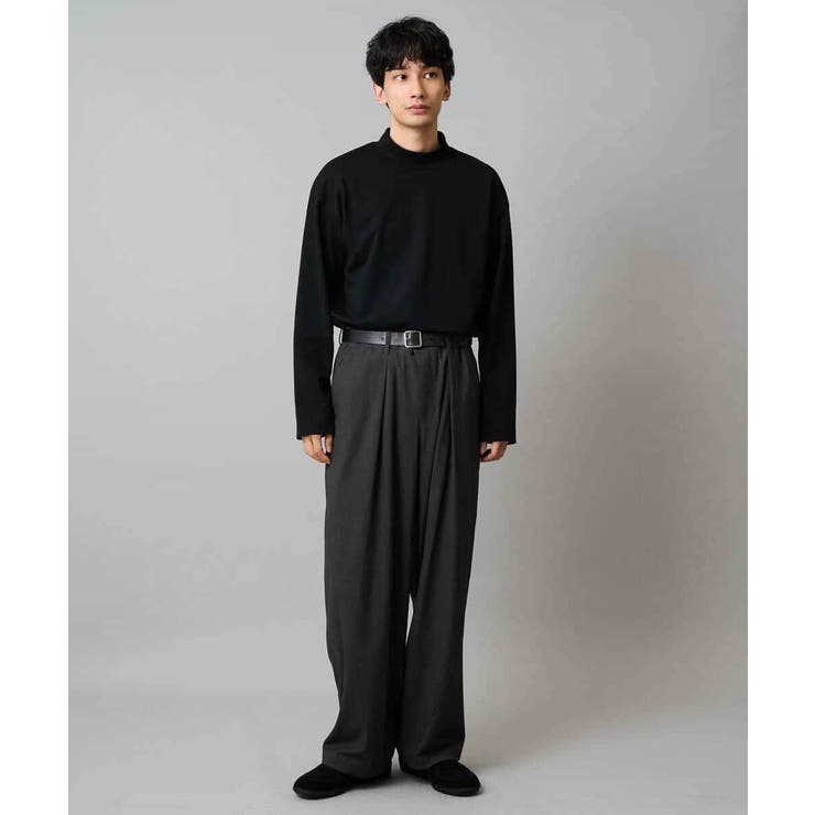 【毛玉になりにくい ストレッチ】ツイルストレッチ切替オーバーパンツ【洗濯機で洗え… | a.v.v【MEN】 | 詳細画像5 