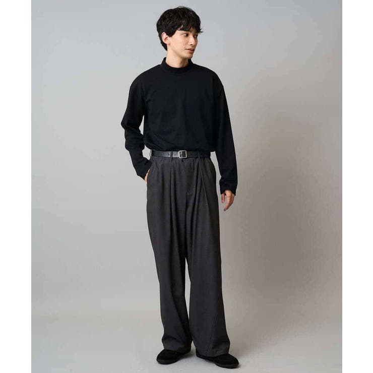 【毛玉になりにくい ストレッチ】ツイルストレッチ切替オーバーパンツ【洗濯機で洗え… | a.v.v【MEN】 | 詳細画像6 