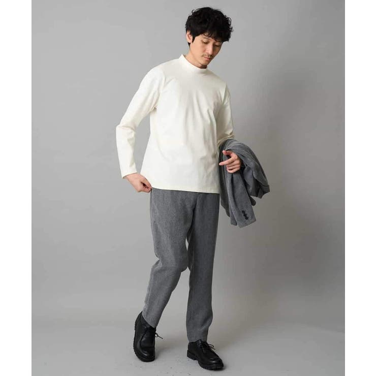 LANATECヘリンボーンセミルーズパンツ | a.v.v【MEN】 | 詳細画像10 