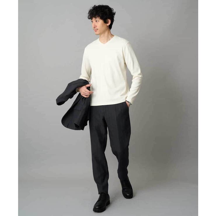 LANATECヘリンボーンセミルーズパンツ | a.v.v【MEN】 | 詳細画像17 