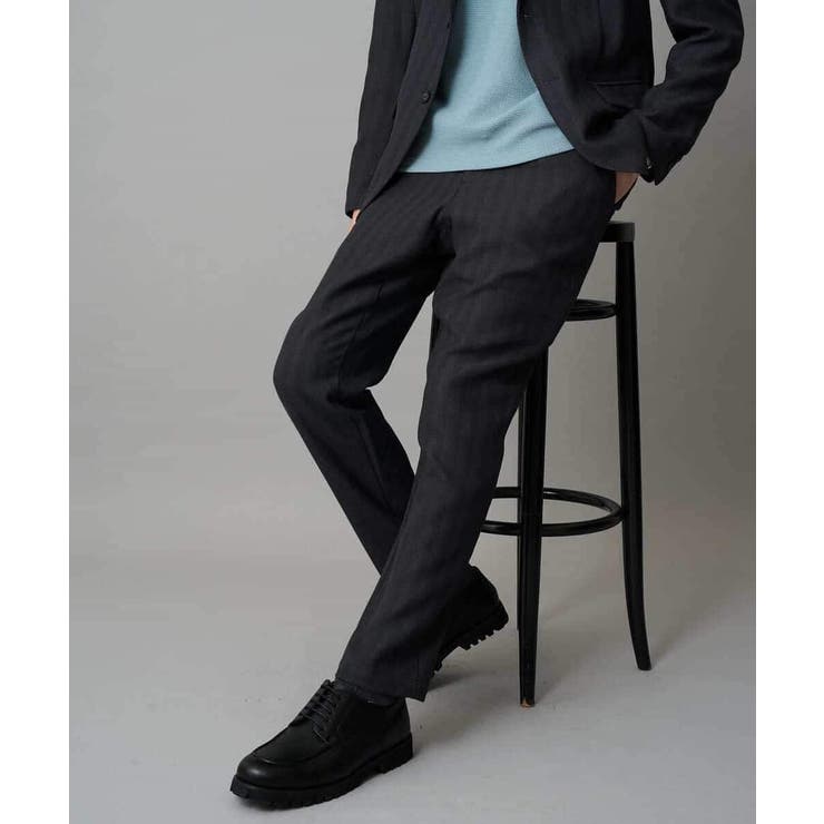 LANATECヘリンボーンセミルーズパンツ | a.v.v【MEN】 | 詳細画像20 