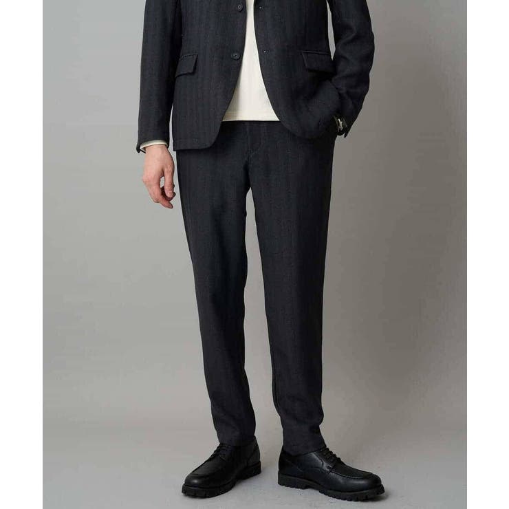 LANATECヘリンボーンセミルーズパンツ | a.v.v【MEN】 | 詳細画像21 