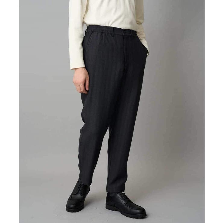 LANATECヘリンボーンセミルーズパンツ | a.v.v【MEN】 | 詳細画像22 