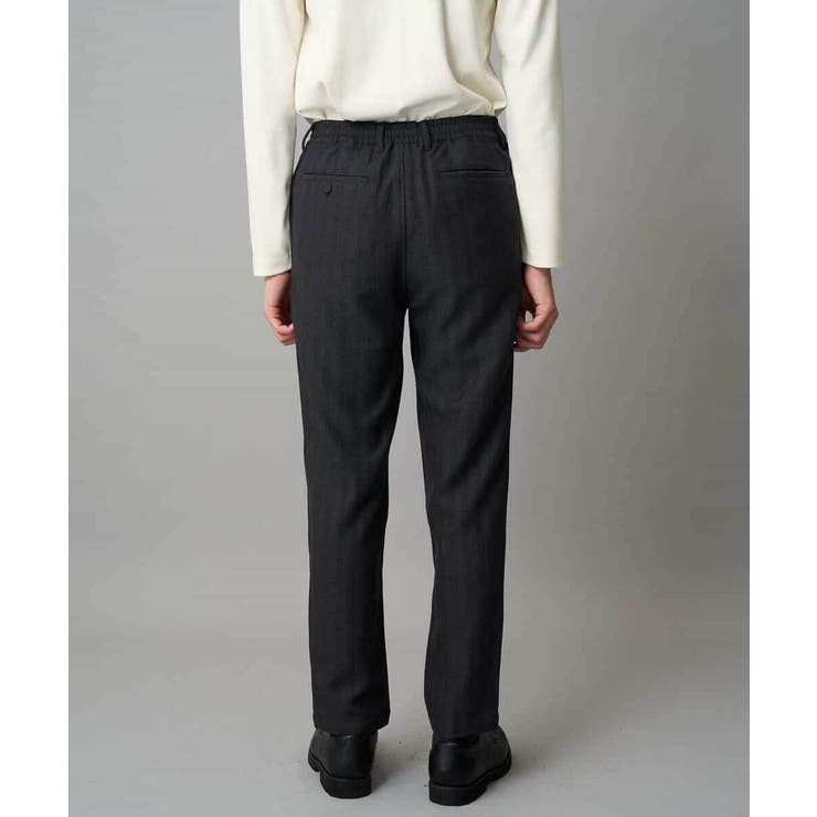 LANATECヘリンボーンセミルーズパンツ | a.v.v【MEN】 | 詳細画像24 