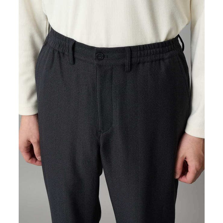 LANATECヘリンボーンセミルーズパンツ | a.v.v【MEN】 | 詳細画像25 