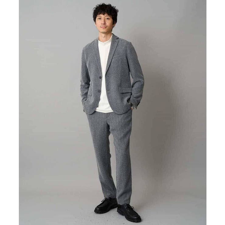 LANATECヘリンボーンセミルーズパンツ | a.v.v【MEN】 | 詳細画像3 