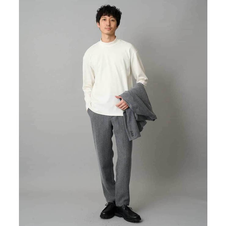 LANATECヘリンボーンセミルーズパンツ | a.v.v【MEN】 | 詳細画像8 