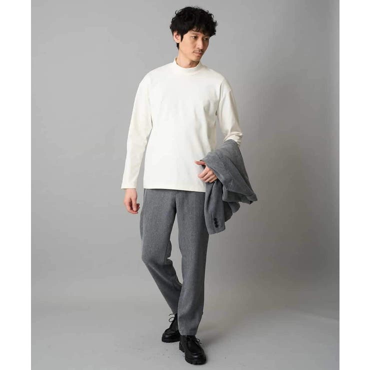 LANATECヘリンボーンセミルーズパンツ | a.v.v【MEN】 | 詳細画像9 