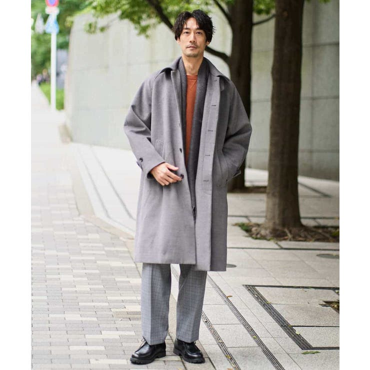 LANATECチェックワンタックワイドイージースラックス | a.v.v【MEN】 | 詳細画像12 