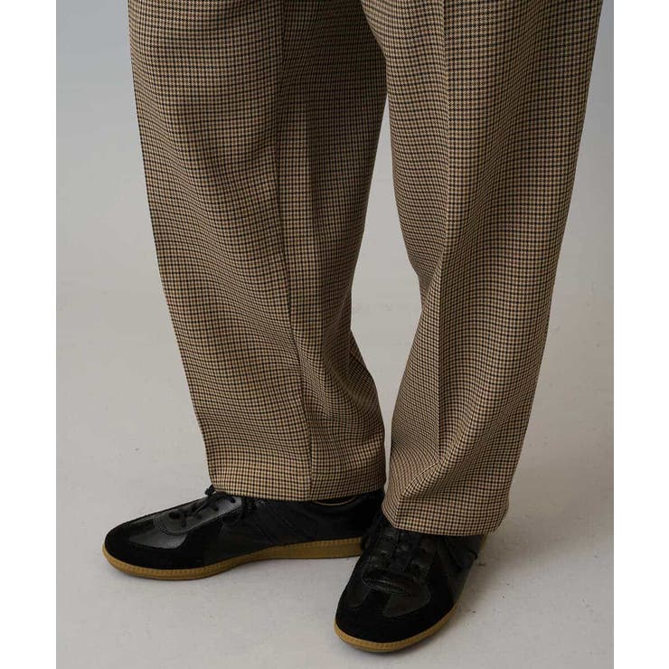 LANATECチェックワンタックワイドイージースラックス | a.v.v【MEN】 | 詳細画像31 