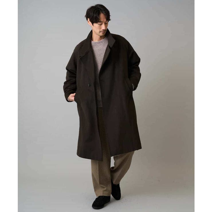 LANATECチェックワンタックワイドイージースラックス | a.v.v【MEN】 | 詳細画像6 