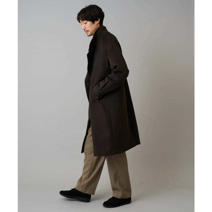 LANATECチェックワンタックワイドイージースラックス | a.v.v【MEN】 | 詳細画像7 