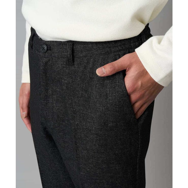 メランジシャンブレースマートスラックス | a.v.v【MEN】 | 詳細画像14 