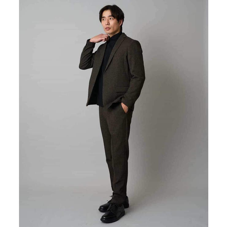 メランジシャンブレースマートスラックス | a.v.v【MEN】 | 詳細画像3 