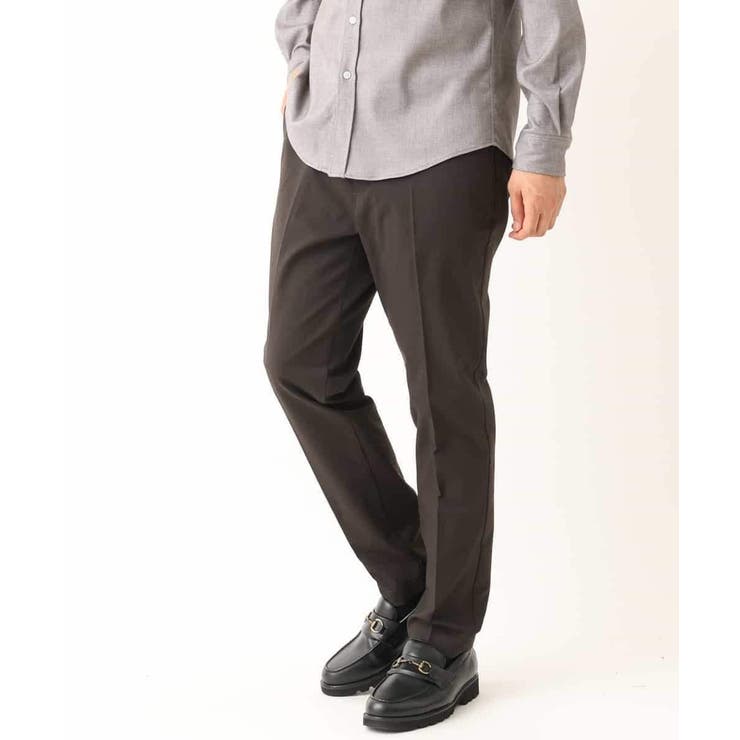 ブラウン | 【累計8、000本販売】裏起毛スマートスラックス | a.v.v【MEN】