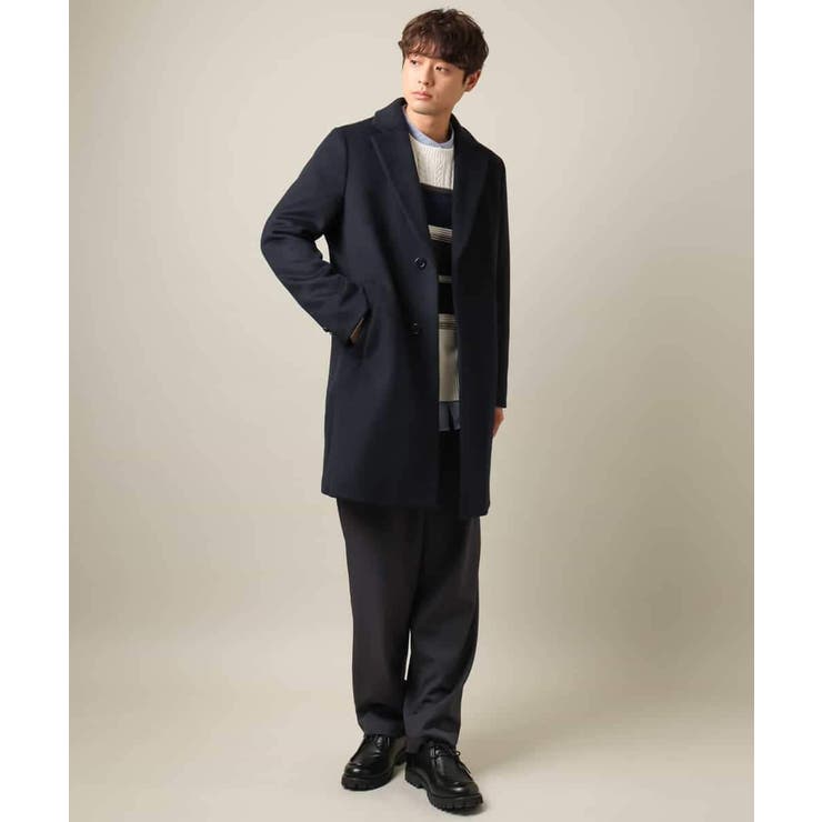 【ストレッチ】ウールチェスターコート | a.v.v【MEN】 | 詳細画像13 