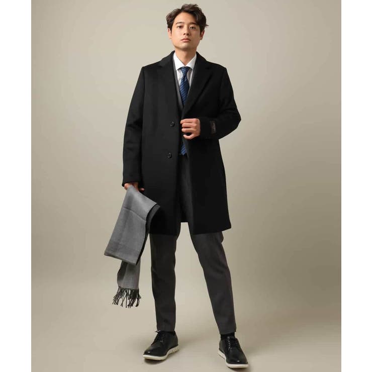 【ストレッチ】ウールチェスターコート | a.v.v【MEN】 | 詳細画像4 